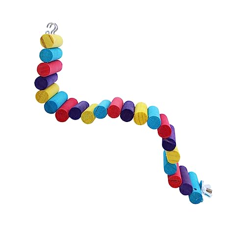 BESPORTBLE Kunterbunte Hamster Und Vogelleiter Aus Natürlichem Kletterspielzeug Für Kleintiere Für Aktive Haustiere Zum Klettern Und Spielen BESPORTBLE Kunterbunte Hamster Und Vogelleiter Aus Natürlichem Kletterspielzeug Für Kleintiere Für Aktive Haustiere Zum Klettern Und Spielen von BESPORTBLE