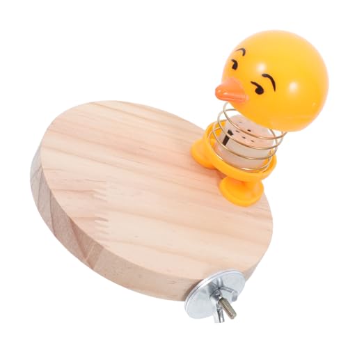 BESPORTBLE Karton-sitzstange Für Vögel Aus Holz Spielzeug Für Nymphensittiche Und Cockatiels Robuste Und Pflegeleichte Vogelstange Mit Vielseitigen Spielmöglichkeiten Für Lebhafte Vögel von BESPORTBLE