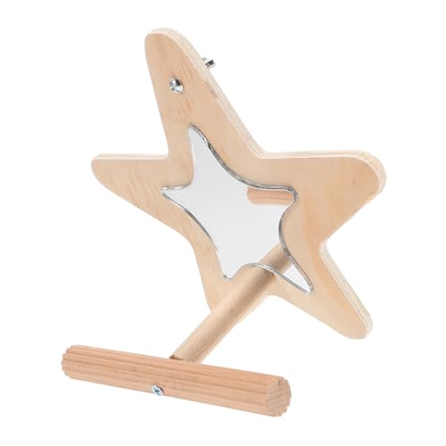 BESPORTBLE Papagei Vogel Sitzstange Spiegel Holz Vogel Spielzeug für Vögel Sittich Spielzeug für Käfige BESPORTBLE Papagei Vogel Sitzstange Spiegel Holz Vogel Spielzeug für Vögel Sittich Spielzeug für Käfige von BESPORTBLE