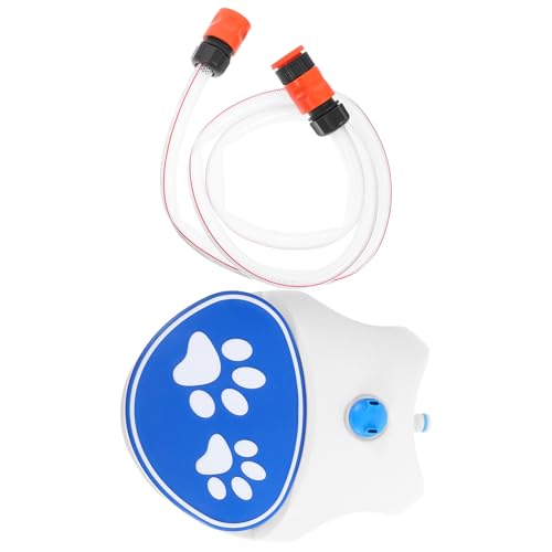 BESPORTBLE Pedal Aktivierte Trinkstation mit Schlauch Tragbare für Hunde im Garten für Park und Outdoor Aktivitäten von BESPORTBLE