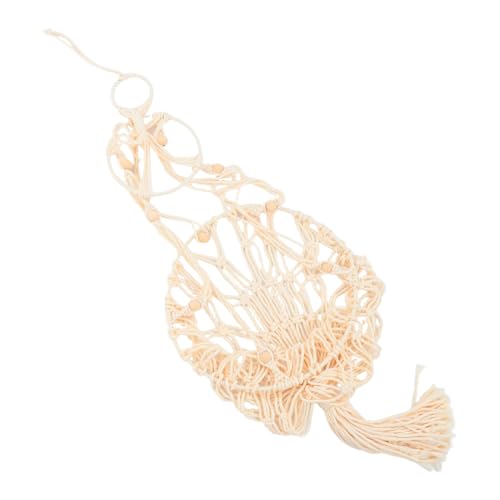 BESPORTBLE Pet Cat Nest Hängende Katzenbett Korb für Katzenbetten Katzennest Makramee Katzenhängematte Katze hängematte Bett Boho gewebtes Katzenbett Hängende Katzenschaukel Eisen Beige von BESPORTBLE