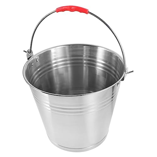 BESPORTBLE Eimer Mit Griff Futter Wassereimer Für Pferde Milch Und Praktischer Rostfreier Behälter Für Stall Küche Und Garten BESPORTBLE Eimer Mit Griff Futter Wassereimer Für Pferde Milch Und Praktischer Rostfreier Behälter Für Stall Küche Und Garten von BESPORTBLE