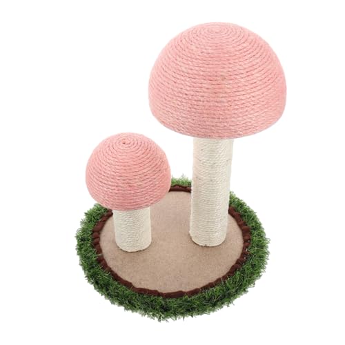 BESPORTBLE Pilzkatze Klettergerüst Cat-Schleifrahmen Schleifspielzeug für Katzen aus Sisal Kätzchen Sisal katzenturm Katzen Turm Klettergerüst für Katzen Katzenkletterer Baumwollseil Rosa BESPORTBLE Pilzkatze Klettergerüst Cat-Schleifrahmen Schleifspielzeug für Katzen aus Sisal Kätzchen Sisal katzenturm Katzen Turm Klettergerüst für Katzen Katzenkletterer Baumwollseil Rosa von BESPORTBLE