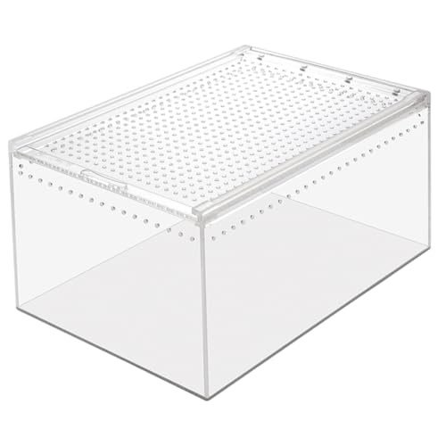 BESPORTBLE Gehege Futtertrog Für Reptilien Auslaufsichere Spinnenbox Für Geckos Und Schlangen 25 X 15 X 15 cm BESPORTBLE Gehege Futtertrog Für Reptilien Auslaufsichere Spinnenbox Für Geckos Und Schlangen 25 X 15 X 15 cm von BESPORTBLE