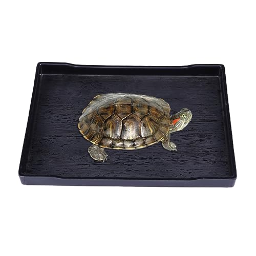 BESPORTBLE Reptilien-Futter Wasserschale Für Schildkröten Große Schwarz Zum Essen Trinken Und Baden Robust Und Witterungsbeständig Mit Natürlicher Holzmaserung rutschfest Und Leicht Zu Reinig BESPORTBLE Reptilien-Futter Wasserschale Für Schildkröten Große Schwarz Zum Essen Trinken Und Baden Robust Und Witterungsbeständig Mit Natürlicher Holzmaserung rutschfest Und Leicht Zu Reinig von BESPORTBLE