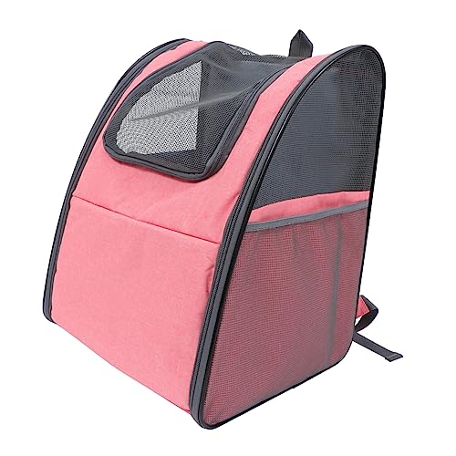 BESPORTBLE Belüfteter Haustier-Rucksack Tragetasche für Katzen und Hunde Kompakte Tragetasche Aus Canvas Leicht Zu Verstauen und Zu Tragen von BESPORTBLE