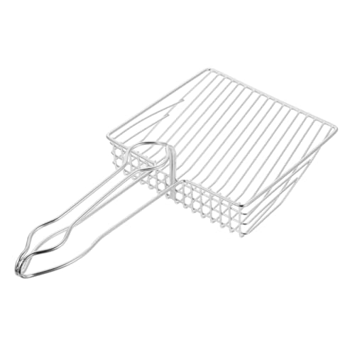 BESPORTBLE Cat Litter Shovel Mit Tiefem Scoop Edelstahl Katzenstreuschaufel Für Einfache Reinigung Und Effizientes Sieben Praktisches Werkzeug Für Katzenbesitzer Und Tierhandlungen von BESPORTBLE