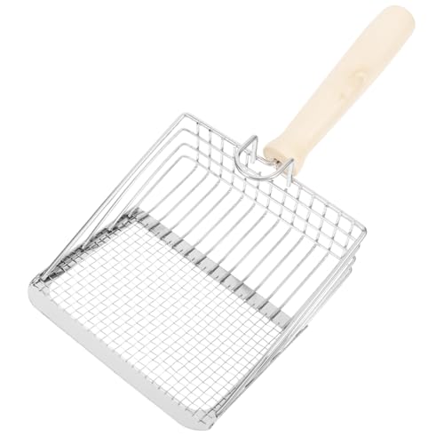 BESPORTBLE Ergonomische Katzenstreuschaufel Aus Metall mit Holzgriff Zum Einfachen Schaufeln und Sandsieben. BESPORTBLE Ergonomische Katzenstreuschaufel Aus Metall mit Holzgriff Zum Einfachen Schaufeln und Sandsieben. von BESPORTBLE