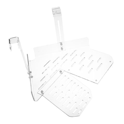 BESPORTBLE Turtle Basking Platform Für Aquarien Transparente Tortoise Resting Terrace Mit Einzigartigem Hängedesign Für Wasserschildkröten Futter Und Ruhebereich Einfach Zu Reinigen von BESPORTBLE
