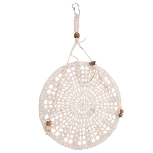 BESPORTBLE Schlange Hängendes Bett Reptilien-hängematte Bartagamen Accessoires Für Bartagamen Spielzeug Für Bärtige Drachen Haustiere Zubehör Hängende Reptilienhängematte Beige Baumwolle von BESPORTBLE
