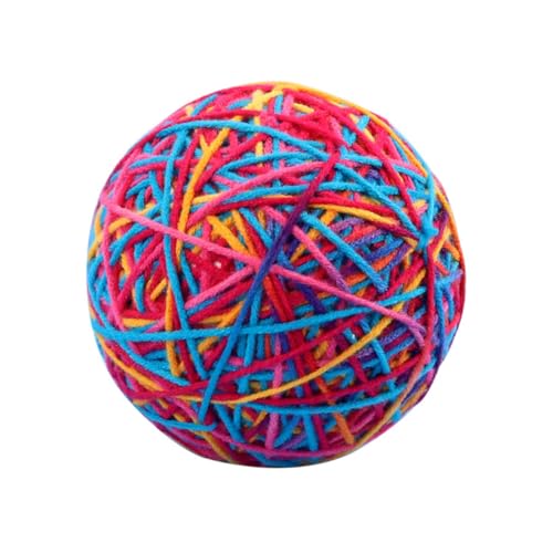BESPORTBLE Katzenspielzeug Interaktive Squeaky Bälle Für Kätzchen Plüschmaterial Fördert Selbstständiges Einsamkeit Für Indoor-Katzen von BESPORTBLE