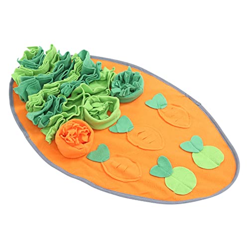 BESPORTBLE Pet Foraging Mat Für Kaninchen Hamster Und Vögel Interaktive Karotten-schnüffelmatte Zum Verstecken Von Snacks Und Langsamen Füttern Sicher Und Langlebig von BESPORTBLE