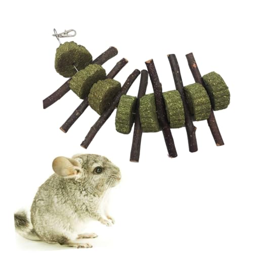 BESPORTBLE Kauspielzeug Backenzahn Spielzeug Leckereien für Kleintiere Hamster Spielzeug Kaninchenspielzeug Spielset aus Holz Spielzeuge Backenzahnstange für Kaninchen Snacks für Haustiere von BESPORTBLE