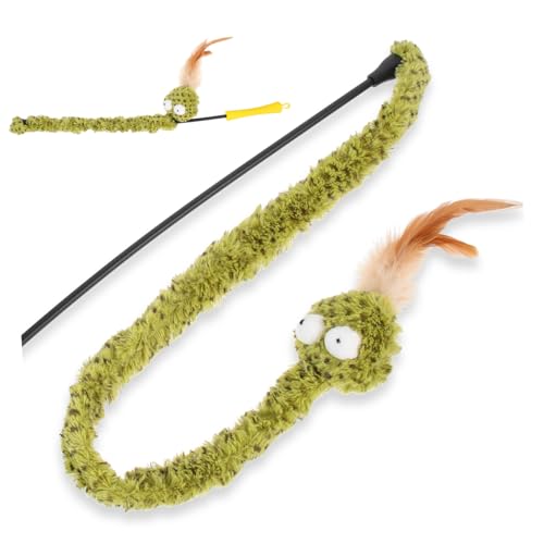 BESPORTBLE Cat Teasing Spielangel Interaktives Katzenspielzeug Mit Für Indoor-Katzen Und Stressabbau Snake Teasing Cat BESPORTBLE Cat Teasing Spielangel Interaktives Katzenspielzeug Mit Für Indoor-Katzen Und Stressabbau Snake Teasing Cat von BESPORTBLE