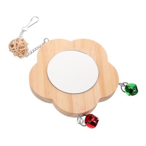BESPORTBLE Papagei Vogel Spielzeug Vogel Spiegel Glocke Sicher Käfig Zubehör für Spielzeug Papagei BESPORTBLE Papagei Vogel Spielzeug Vogel Spiegel Glocke Sicher Käfig Zubehör für Spielzeug Papagei von BESPORTBLE