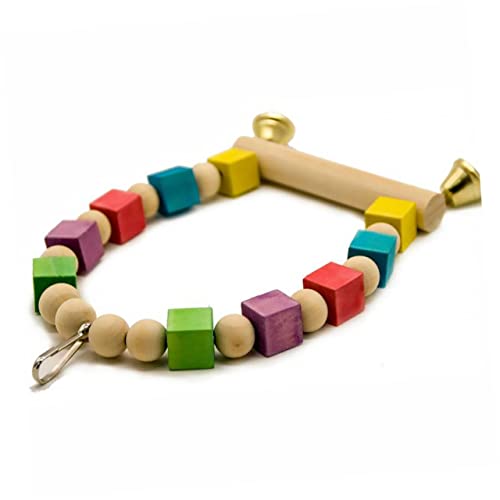 BESPORTBLE Vogel Papagei Schaukel Papagei Spielzeug Holz Hängen Schaukel Vogel Schaukel Spielzeug Glocken für Papagei Käfig BESPORTBLE Vogel Papagei Schaukel Papagei Spielzeug Holz Hängen Schaukel Vogel Schaukel Spielzeug Glocken für Papagei Käfig von BESPORTBLE