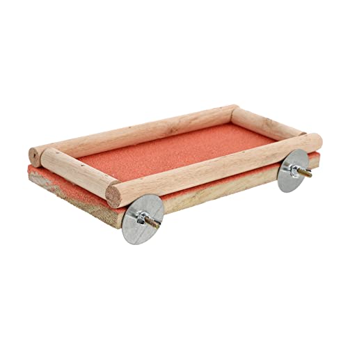 BESPORTBLE Frosted Grinding Board Für Vögel Langlebige Plattform Für Haustiervögel Für Wellensittiche Und Papageien Zur Krallenpflege Und Beschäftigung BESPORTBLE Frosted Grinding Board Für Vögel Langlebige Plattform Für Haustiervögel Für Wellensittiche Und Papageien Zur Krallenpflege Und Beschäftigung von BESPORTBLE