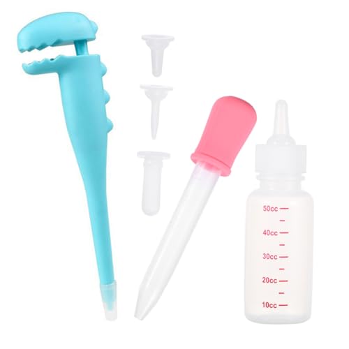 BESPORTBLE Teiliges Kitten Fütterungsflaschen für Neugeborene Vielseitige Milch und Medikamentenflasche für Kleine Haustiere Ergonomisch Tragbar und Einfach zu Bedienen von BESPORTBLE
