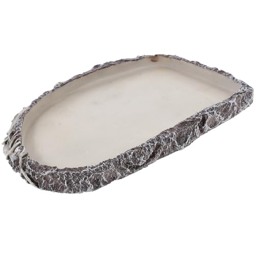 BESPORTBLE Terrarium Wasserschale Für Schildkröten Schlangen Und Echsen Harz Wasserstelle Für Reptilien Mit Glatter Oberfläche Für Futter Und Lebensmittelechter BESPORTBLE Terrarium Wasserschale Für Schildkröten Schlangen Und Echsen Harz Wasserstelle Für Reptilien Mit Glatter Oberfläche Für Futter Und Lebensmittelechter von BESPORTBLE