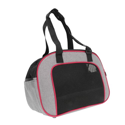 BESPORTBLE Tragbare Haustier-Handtasche Rot Faltbare Aufbewahrungstasche Organizer für Tierbedarf Bequem für und Große Haustiere von BESPORTBLE