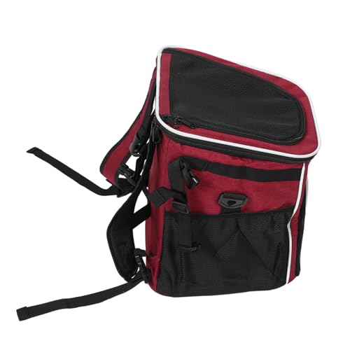 BESPORTBLE Tragbarer Faltbarer Haustier Rucksack mit Atmungsaktivem Netz Reißfestem Material und Doppelten Schultergurten Faltbarer Hundefahrradkorb für Kleine Tiere bei Outdoor abenteuern von BESPORTBLE