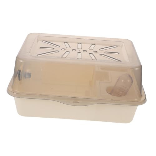 BESPORTBLE Tragbarer Hamsterkäfig mit Belüftung Geräumiger Kleintierkäfig für Ausflüge Integriertes Schlaf Futter und Spielbereich Leichtes Design für Zwerghamster Meerschweinchen Frettchen BESPORTBLE Tragbarer Hamsterkäfig mit Belüftung Geräumiger Kleintierkäfig für Ausflüge Integriertes Schlaf Futter und Spielbereich Leichtes Design für Zwerghamster Meerschweinchen Frettchen von BESPORTBLE