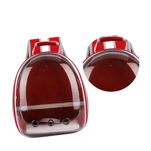 BESPORTBLE Papagei Tasche Tragbar Für Haustiere Outdoor Rucksack Mit Belüftungsöffnung Atmungsaktives Fensterdesign Standtasche Holzstab Innen Für Papageien Rot BESPORTBLE Papagei Tasche Tragbar Für Haustiere Outdoor Rucksack Mit Belüftungsöffnung Atmungsaktives Fensterdesign Standtasche Holzstab Innen Für Papageien Rot von BESPORTBLE