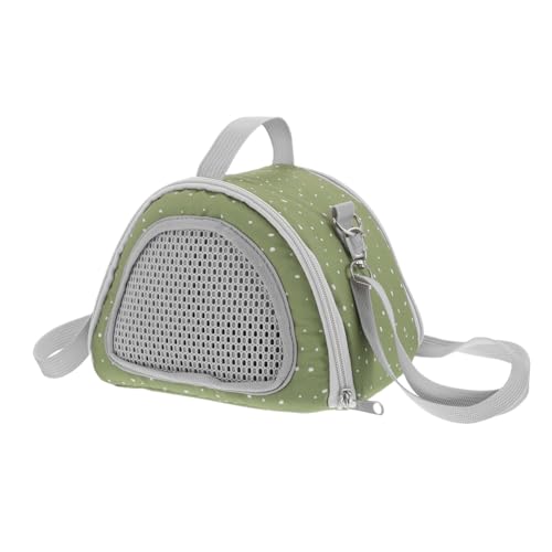 BESPORTBLE Hamster Tasche Tragbar Für Kleintier Eichhörnchen Chinchilla Haustier Reisetasche Outdoor Aktivitäten Mit Netz Für Futter Und Wasser von BESPORTBLE