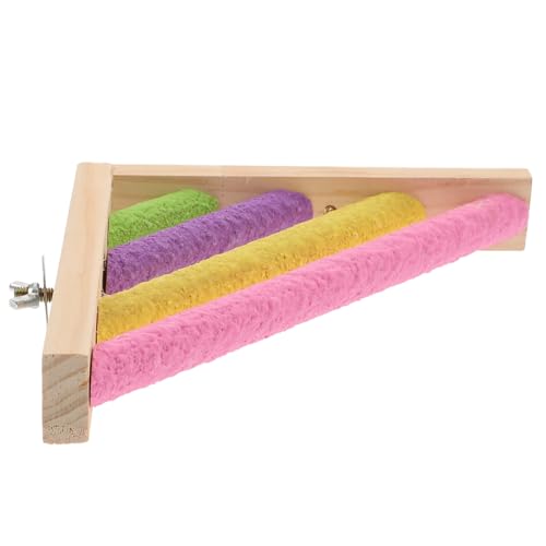 BESPORTBLE Wooden Parrot Stand Mit Kletterbar Und Bunten Grind-Sticks Interaktives Vogelspielzeug Für Sittiche Papageien Und Kleine Vögel Fördert Bewegung Und Koordination Im Käfig BESPORTBLE Wooden Parrot Stand Mit Kletterbar Und Bunten Grind-Sticks Interaktives Vogelspielzeug Für Sittiche Papageien Und Kleine Vögel Fördert Bewegung Und Koordination Im Käfig von BESPORTBLE