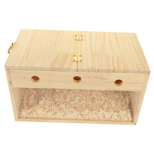 BESPORTBLE Parakeet Nesting Box Aus Holz Transparente Brutbox Für Kleine Vögel Für Sittiche Wellensittiche Und Lovebirds Sicheres Material Einfach Zu Handhaben Perfekter Rückzugsort von BESPORTBLE