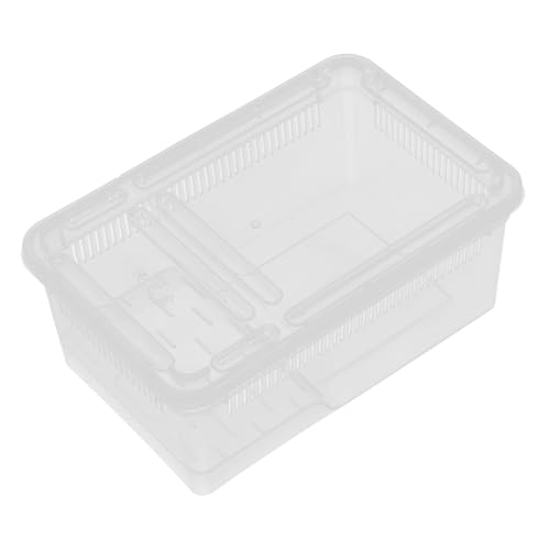 BESPORTBLE Transparente Robuste Kunststoff reptilienbox mit Belüftungslöchern Vielseitig Einsetzbar als Tragbarer Schlangen Eidechsen transportbehälter für Terrarienzucht Überwinterung und von BESPORTBLE