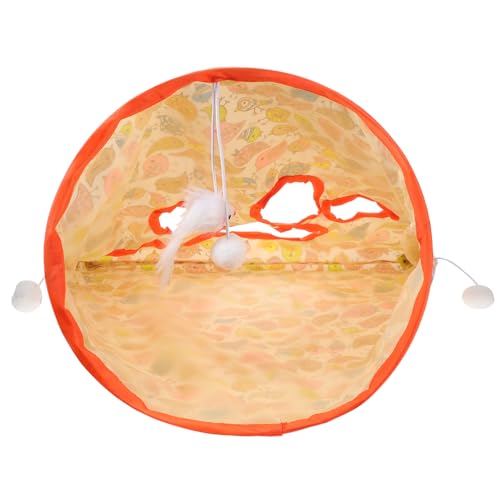 BESPORTBLE Tunneltasche Katzenspielzeug-Set Für Den Innenbereich Verstecktunnel Aus Plüsch Für Interaktiven Spaß BESPORTBLE Tunneltasche Katzenspielzeug-Set Für Den Innenbereich Verstecktunnel Aus Plüsch Für Interaktiven Spaß von BESPORTBLE