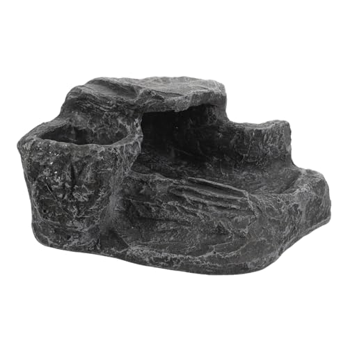 BESPORTBLE Turtles Basking Platform Mit Kletterrampe Und Versteck Für Reptilien Dekorative Aquariumgestaltung Für Schildkröten Und Kleine Wasserreptilien Und Langlebig von BESPORTBLE