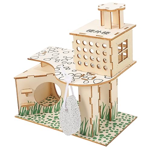 BESPORTBLE Natürliche Hamster Futtersuche Spielzeug Chinchilla Haustier Klettern Laufstall Holz Material Hamster BESPORTBLE Natürliche Hamster Futtersuche Spielzeug Chinchilla Haustier Klettern Laufstall Holz Material Hamster von BESPORTBLE
