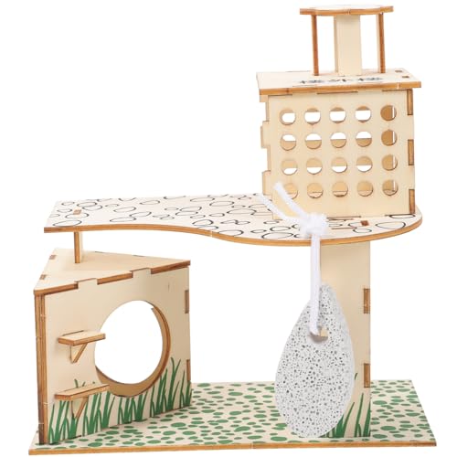 BESPORTBLE Hamster Spielplatz Aus Klettergerüst Und Schlafplatz Für Kleine Haustiere Langlebig Und Sicher Für Hamster Chinchillas Und Andere Nager BESPORTBLE Hamster Spielplatz Aus Klettergerüst Und Schlafplatz Für Kleine Haustiere Langlebig Und Sicher Für Hamster Chinchillas Und Andere Nager von BESPORTBLE