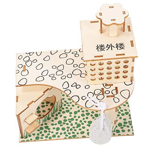 BESPORTBLE Holz Hamsterhaus Chinchilla-versteck Hamsterspielplatz Zwerghamsterkäfig Kleintierspielzeug Naturmaterial Sicher Zum Klettern Und Ausruhen BESPORTBLE Holz Hamsterhaus Chinchilla-versteck Hamsterspielplatz Zwerghamsterkäfig Kleintierspielzeug Naturmaterial Sicher Zum Klettern Und Ausruhen von BESPORTBLE