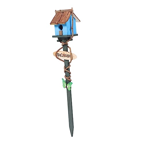 BESPORTBLE Vogelhaus Villa Bodendübel Vogelkäfig Vogelnest Vogel Hängendes Versteck - Im Freien Vogelbäder Für Draußen Vogelhaushalterung Vogelhausstange Gartenzaun Blue Hölzern BESPORTBLE Vogelhaus Villa Bodendübel Vogelkäfig Vogelnest Vogel Hängendes Versteck - Im Freien Vogelbäder Für Draußen Vogelhaushalterung Vogelhausstange Gartenzaun Blue Hölzern von BESPORTBLE