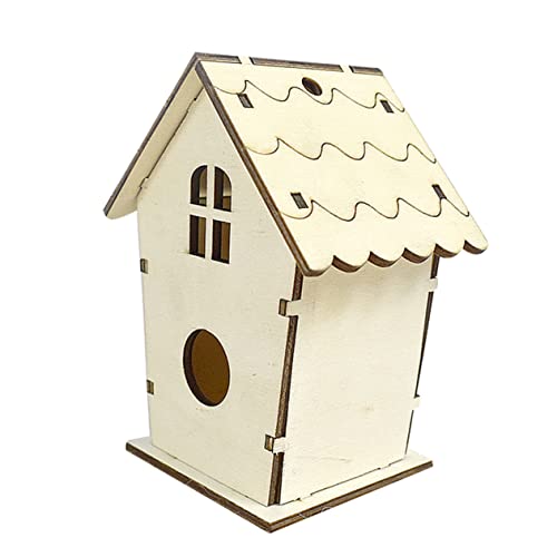 BESPORTBLE Garten Nistkasten Vogelhaus Vogelkäfig Vogelzuchtkasten Schwalbennest Holz 11 5x8 5x7cm von BESPORTBLE