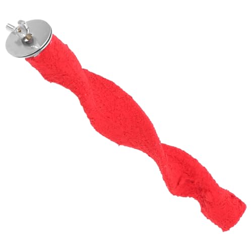 BESPORTBLE Vogelkäfig Zubehör Grind Arenaceous Stick Sitzstange Krallenpflege Vogelspielzeug für Wellensittiche Papageien Kleine Mittlere Vögel Natürliche Pflege Zufällige von BESPORTBLE