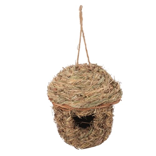 BESPORTBLE Handgewebtes Vogelnest Aus Natürlichem Material Hängendes Vogelhaus Für Garten Und Balkon Für Kolibris Und Andere Vögel Dekorativ Und Praktisch von BESPORTBLE