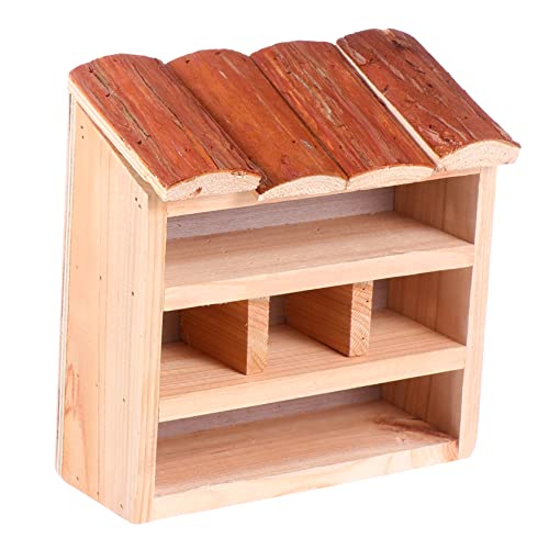 BESPORTBLE Holz Vogelnest Vogelhaus Dekoration Zubehör Schmuck Für Garten Balkon Unterschlupf Schutz Vor Wind Regen BESPORTBLE Holz Vogelnest Vogelhaus Dekoration Zubehör Schmuck Für Garten Balkon Unterschlupf Schutz Vor Wind Regen von BESPORTBLE