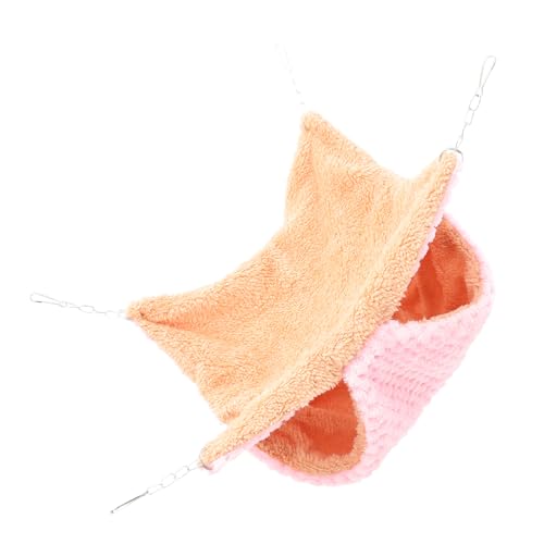 BESPORTBLE 2-lagige Hamster-hängematte Chinchilla-Bett Weiches Fleece Für Kaltes Wetter Meerschweinchen-zubehör Und Bequem BESPORTBLE 2-lagige Hamster-hängematte Chinchilla-Bett Weiches Fleece Für Kaltes Wetter Meerschweinchen-zubehör Und Bequem von BESPORTBLE