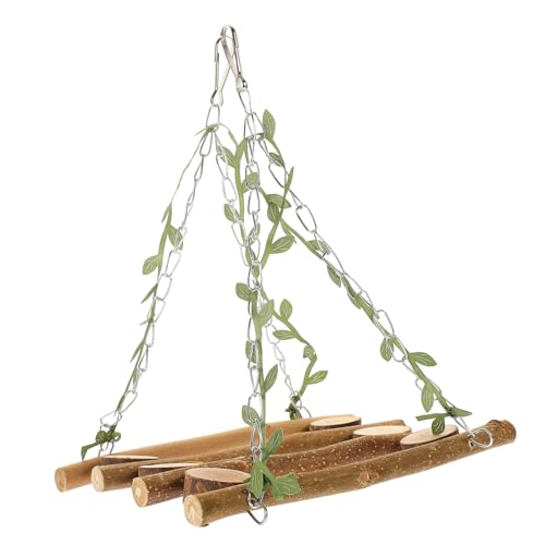 BESPORTBLE Vogel Papagei Spielzeug Holz Schaukel Hängen Gym Interaktive Spielzeug BESPORTBLE Vogel Papagei Spielzeug Holz Schaukel Hängen Gym Interaktive Spielzeug von BESPORTBLE