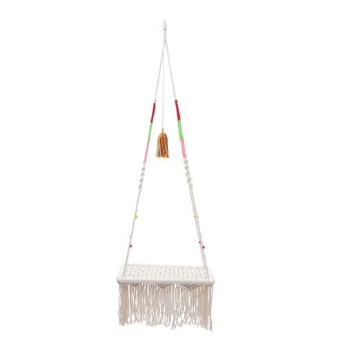 BESPORTBLE Katze Makramee Hängebett Baumwollseil Schaukel Hängematte Dekoratives Haustier Accessoire BESPORTBLE Katze Makramee Hängebett Baumwollseil Schaukel Hängematte Dekoratives Haustier Accessoire von BESPORTBLE