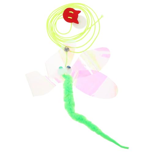 BESPORTBLE Interaktives Katzenspielzeug Mit Einstellbarem Ausziehbarem Design Farbige Katzenangel Mit Katzenminze Für Spaß Und Für Kätzchen Und Wohnungskatzen von BESPORTBLE