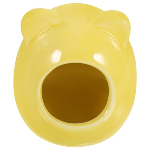 BESPORTBLE meerschweinchen versteck Hamsterkäfig groß Hamsterversteck Höhle Frettchen Hängematte Fallen Heu Hamster hamsterspielzeug kühlende Hamsterhütte Hamsterhaus Keramik Yellow BESPORTBLE meerschweinchen versteck Hamsterkäfig groß Hamsterversteck Höhle Frettchen Hängematte Fallen Heu Hamster hamsterspielzeug kühlende Hamsterhütte Hamsterhaus Keramik Yellow von BESPORTBLE