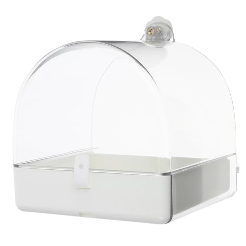 BESPORTBLE papagei badewanne Meerschweinchenkäfig Haustier-Pool Ratte wasserspender für Hunde wasserbecken wasserwanne Kleiner Vogelduschenwürfel Papageienkäfig Badewanne Abs Weiß BESPORTBLE papagei badewanne Meerschweinchenkäfig Haustier-Pool Ratte wasserspender für Hunde wasserbecken wasserwanne Kleiner Vogelduschenwürfel Papageienkäfig Badewanne Abs Weiß von BESPORTBLE
