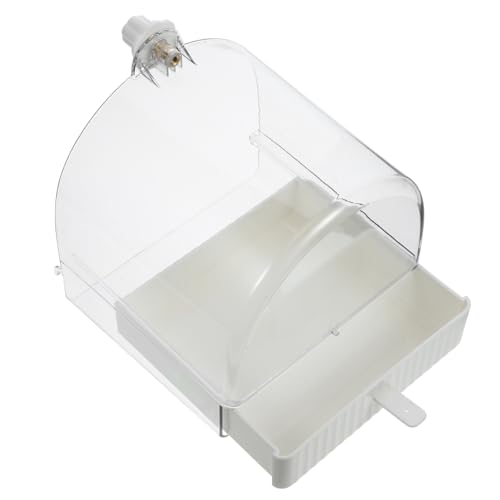 BESPORTBLE Vogelbadewanne Für Käfige Hängende Langlebige Badewanne Für Wellensittiche Papageien Und Andere Kleine Vögel Einfache Multifunktional Als Spielzeug Und Bad von BESPORTBLE