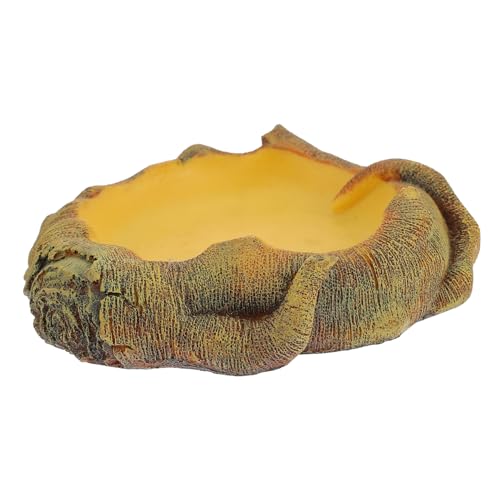 BESPORTBLE Reptilien Wassernapf Mit Holzoptik Robuste Futter Und Trinkschale Für Geckos Eidechsen Schildkröten Spinnen Und Schlangen Für Terrarien Und Einfache Pflege BESPORTBLE Reptilien Wassernapf Mit Holzoptik Robuste Futter Und Trinkschale Für Geckos Eidechsen Schildkröten Spinnen Und Schlangen Für Terrarien Und Einfache Pflege von BESPORTBLE