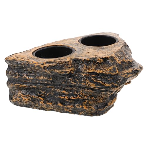 BESPORTBLE Reptile Wasser Und Futterschale Resin Beweglicher Futternapf Für Echsen Schlangen Und Schildkröten Simulation Von -Muster rutschfeste Oberfläche Futter Und Wasserbehälter BESPORTBLE Reptile Wasser Und Futterschale Resin Beweglicher Futternapf Für Echsen Schlangen Und Schildkröten Simulation Von -Muster rutschfeste Oberfläche Futter Und Wasserbehälter von BESPORTBLE